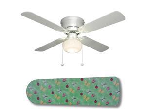 New Image Concepts 3222 52 in. Ceiling Fan with Lamp - Girl Bugs New Image Concepts 3222 52 in. Ceiling Fan with Lamp - Girl Bugs