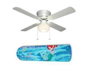 New Image Concepts 2079 52 in. Ceiling Fan with Lamp - Little Mermaid New Image Concepts 2079 52 in. Ceiling Fan with Lamp - Little Mermaid