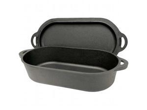 Barbour 7475 6 Quart Oval Fryer with Griddle Lid Barbour 7475 6 Quart Oval Fryer with Griddle Lid
