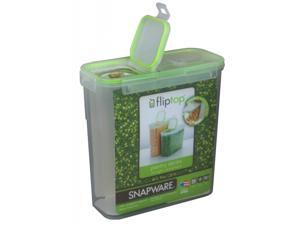 Snapware 1098433 15.3 Cup Slim Flip Top Rectangle Storage Container Snapware 1098433 15.3 Cup Slim Flip Top Rectangle Storage Container