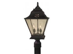 Craftmade Z1415-07 Chaparral Medium Traditional Outdoor Post Lantern in Rust Craftmade Z1415-07 Chaparral Medium Traditional Outdoor Post Lantern in Rust