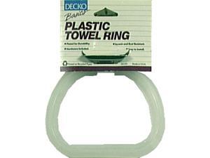 Decko Basics Plastic Towel Ring 38230 Decko Basics Plastic Towel Ring 38230