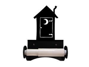 Village Wrought Iron TT-B-256 Outhouse - Toilet Tissue Holder Village Wrought Iron TT-B-256 Outhouse - Toilet Tissue Holder