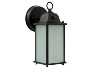 Efficient Lighting EL-102-123 Timeless Outdoor Wall Lantern Die Cast Aluminum Powder Coated Black Frosted Glass with Built-in photocell Energy Star Qualified Efficient Lighting EL-102-123 Timeless Outdoor Wall Lantern Die Cast Aluminum Powder Coated Black Frosted Glass with Built-in photocell Energy Star Qualified