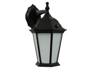 Efficient Lighting EL-106-123 Timeless Outdoor Wall Lantern Die Cast Aluminum Powder Coated Black Frosted Glass with Built-in photocell Energy Star Qualified Efficient Lighting EL-106-123 Timeless Outdoor Wall Lantern Die Cast Aluminum Powder Coated Black Frosted Glass with Built-in photocell Energy Star Qualified