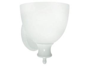 Efficient Lighting EL-303-123-W Classical Wall Sconce Powder Coated White Finsih with Frosted Glass Energy Star Qualified Efficient Lighting EL-303-123-W Classical Wall Sconce Powder Coated White Finsih with Frosted Glass Energy Star Qualified