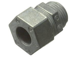 Halex 21691 2 Count .5 in. Zinc Strain Relief Cord Connector Halex 21691 2 Count .5 in. Zinc Strain Relief Cord Connector