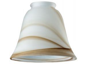 Westinghouse Lighting 8116700 2.25 in. Brown Swirl Bell Glass Fitter - Pack of 6 Westinghouse Lighting 8116700 2.25 in. Brown Swirl Bell Glass Fitter - Pack of 6