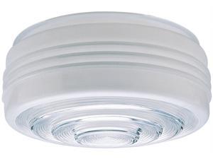 Westinghouse Lighting 8560800 8 in. White & Clear Glass Fitter - Pack of 6 Westinghouse Lighting 8560800 8 in. White & Clear Glass Fitter - Pack of 6