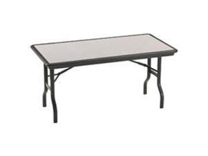 Iceberg Enterprises ICE65127 Folding Table- 72in.x30in.x29in.- Granite-Black Legs Iceberg Enterprises ICE65127 Folding Table- 72in.x30in.x29in.- Granite-Black Legs