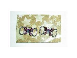 Bulk Buys Butterfly Metal Shoe Lace Charm Set - Case of 90 Bulk Buys Butterfly Metal Shoe Lace Charm Set - Case of 90