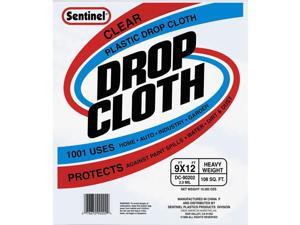 Gam Paint Brushes Sentinel Clear Plastic Drop Cloths DC90202 Gam Paint Brushes Sentinel Clear Plastic Drop Cloths DC90202
