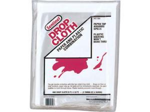 Gam Paint Brushes 4ft.6in. X 10ft. Sentinel Paper & Plastic Combination Drop Cloth D Gam Paint Brushes 4ft.6in. X 10ft. Sentinel Paper & Plastic Combination Drop Cloth D