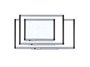 Lorell LLR69652 Magnetic Dry-erase Board- w- Grid Lines- 4ft.x3ft.- Silver-Ebony Lorell LLR69652 Magnetic Dry-erase Board- w- Grid Lines- 4ft.x3ft.- Silver-Ebony