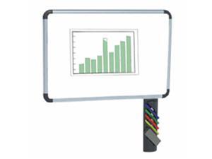 Iceberg Enterprises ICE37047 Dry-Erase Board- w- Accessory Tray- 48in.x36in.- Charcoal Iceberg Enterprises ICE37047 Dry-Erase Board- w- Accessory Tray- 48in.x36in.- Charcoal