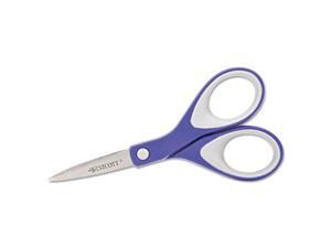Westcott 15552 Straight KleenEarth Soft Handle Scissors, 6 in. length, Blue-Gray Westcott 15552 Straight KleenEarth Soft Handle Scissors, 6 in. length, Blue-Gray