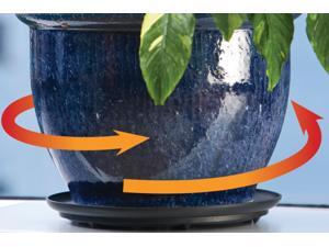 Plantstand 41610 16 in. Black Down Under Plant Turner Plantstand 41610 16 in. Black Down Under Plant Turner