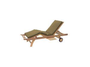 Royal Teak CUSBBR Sun Bed Cushion in Bronze-White piping Royal Teak CUSBBR Sun Bed Cushion in Bronze-White piping