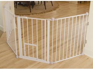 Carlson 1510PW Flexi Walk-Thru Gate with Pet Door Carlson 1510PW Flexi Walk-Thru Gate with Pet Door