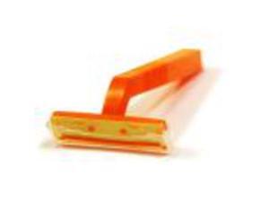 Bulk Buys Disposable Razor, Single-Edge, Orange Handle with - Case of 2000 Bulk Buys Disposable Razor, Single-Edge, Orange Handle with - Case of 2000