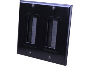 Vanco International, Inc 120828X Vanco Bulk Decor Style Brush Wall Plate 2 Gang Blk Vanco International, Inc 120828X Vanco Bulk Decor Style Brush Wall Plate 2 Gang Blk