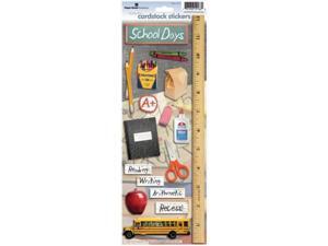 Paper House 348561 Paper House Cardstock Stickers-School Days Paper House 348561 Paper House Cardstock Stickers-School Days
