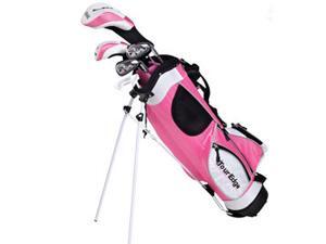 Tour Edge Golf JKSRGJ41912 JRH HT Max-J Jr Pink 4X1 9-12 Yrs With Bag - Right Hand Tour Edge Golf JKSRGJ41912 JRH HT Max-J Jr Pink 4X1 9-12 Yrs With Bag - Right Hand