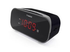 Timex Audio T121B Alarm Clock Black 0.7" Red Display Timex Audio T121B Alarm Clock Black 0.7" Red Display
