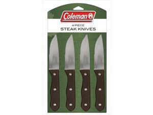 Coleman C04K239 9'' Steak Knives with Darkwood Handles - Piece of 4 Coleman C04K239 9'' Steak Knives with Darkwood Handles - Piece of 4