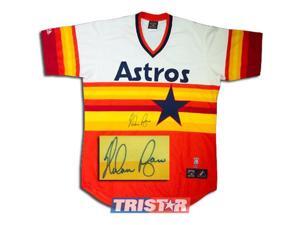 Tristar Productions I0004078 Nolan Ryan Autographed Houston Astros Rainbow Jersey by Majestic Tristar Productions I0004078 Nolan Ryan Autographed Houston Astros Rainbow Jersey by Majestic