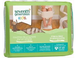 Seventh Generation 7 Gen Training Pnt 3T-4T 22 Ct, Pack of 4 Seventh Generation 7 Gen Training Pnt 3T-4T 22 Ct, Pack of 4
