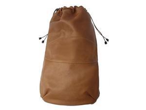 Piel Leather 9752 Drawstring Shoe Bag - Saddle Piel Leather 9752 Drawstring Shoe Bag - Saddle