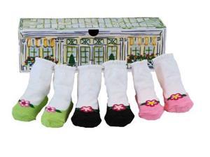 Dimples 649241852681 Garden Party Three Pairs Flower Flat Socks Dimples 649241852681 Garden Party Three Pairs Flower Flat Socks