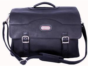Leatherbay 10116 Stanford Leather Briefcase, Black Leatherbay 10116 Stanford Leather Briefcase, Black