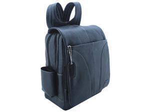Leatherbay 80105 Laptop Leather Backpack, Black Leatherbay 80105 Laptop Leather Backpack, Black