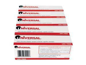 Universal 79000VP Standard Chisel Point 210 Strip Count Staples, 5,000-Box, 5 Boxes per Pack Universal 79000VP Standard Chisel Point 210 Strip Count Staples, 5,000-Box, 5 Boxes per Pack