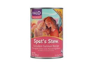Halo Spots Stew Succulent Salmon Recipe Canned Dog Food -Pack of 6 Halo Spots Stew Succulent Salmon Recipe Canned Dog Food -Pack of 6
