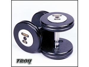 Troy Barbell PFDC-020C Pro-Style Premium Dumbbells With Contoured Handle And Chrome End Caps - 20 Pounds - Sold as Pairs Troy Barbell PFDC-020C Pro-Style Premium Dumbbells With Contoured Handle And Chrome End Caps - 20 Pounds - Sold as Pairs