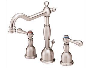 Danze I D304057BN Opulence 8 in. Widespread 2-Handle High-Arc Bathroom Faucet in Brushed Nickel Danze I D304057BN Opulence 8 in. Widespread 2-Handle High-Arc Bathroom Faucet in Brushed Nickel