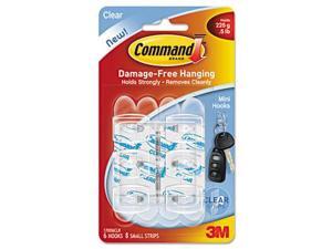 CLEAR MINI HOOKS 17006CLR CLEAR MINI HOOKS 17006CLR