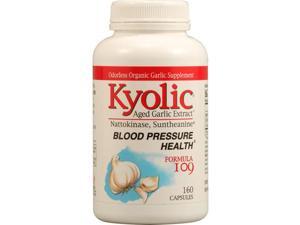 Kyolic Aged Garlic Extract Blood Pressure Health Formula 109 - 160 Capsules Kyolic Aged Garlic Extract Blood Pressure Health Formula 109 - 160 Capsules