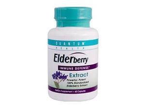 Quantum Elderberry Immune Defense Extract - 400 Mg - 60 Capsules -, Pack of 1 Quantum Elderberry Immune Defense Extract - 400 Mg - 60 Capsules -, Pack of 1