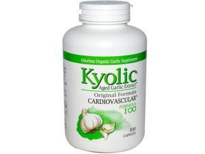 Kyolic Aged Garlic Extract Cardiovascular Original Formula 100 - 300 Capsules Kyolic Aged Garlic Extract Cardiovascular Original Formula 100 - 300 Capsules