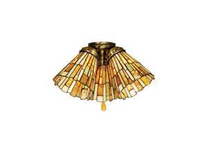Meyda 65093 Jadestone Delta Fan Light Shade Meyda 65093 Jadestone Delta Fan Light Shade