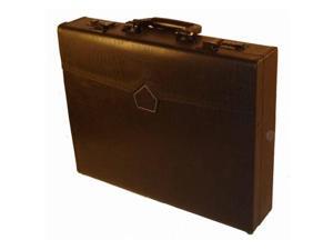 Bond Street 456030BRN 3.5 in. Professional Leather Look Attache Briefcase with Dual Combination Locks Color- Brown Bond Street 456030BRN 3.5 in. Professional Leather Look Attache Briefcase with Dual Combination Locks Color- Brown
