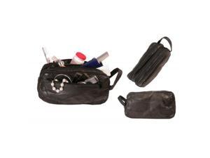 Bond Street L79003BLK Patch Leather Design Travel Shaving Toiletrie Case Bond Street L79003BLK Patch Leather Design Travel Shaving Toiletrie Case