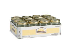 Hearthmark 1 Pint Wide Mouth Canning Jars 00518 Hearthmark 1 Pint Wide Mouth Canning Jars 00518