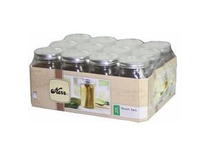 Hearthmark 1 Quart Wide Mouth Canning Jars 00519 Hearthmark 1 Quart Wide Mouth Canning Jars 00519
