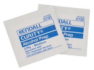 Kendall AP100 Alcohol Sterile Prep Wipes, 2 - Ply, Medium, 100 Wipes Per Box Kendall AP100 Alcohol Sterile Prep Wipes, 2 - Ply, Medium, 100 Wipes Per Box