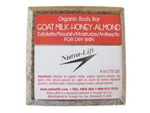 Nutra-Lift 676896000419 Organic Body Bar Goat Milk-Honey-Almond Nutra-Lift 676896000419 Organic Body Bar Goat Milk-Honey-Almond